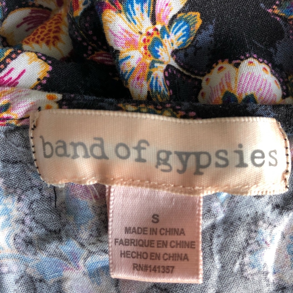Band of Gypsies Floral Romper Sz S - Picture 3 of 3